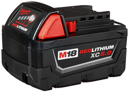 Open Box - Milwaukee 48-11-1850 M18 18-Volt Li-Ion XC Extended Capacity Battery Pack 5.0Ah